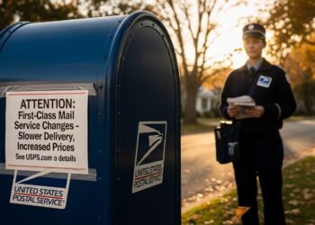 USPS First-Class Mail Service Changes