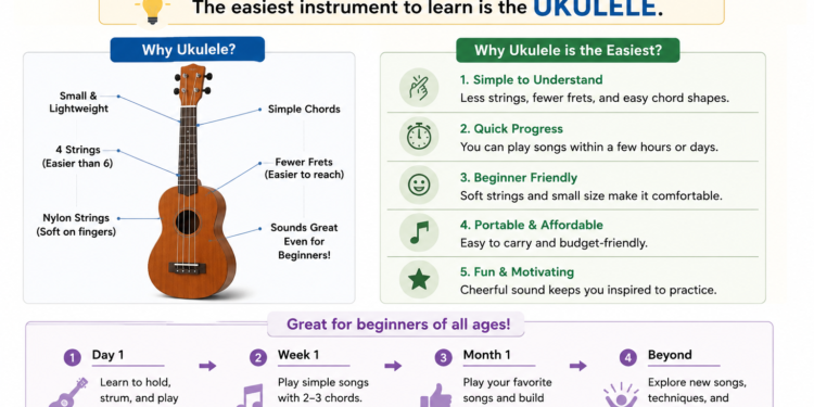 what is the easiest instrument to learn