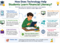 how does technology help students learn financial literacy graph