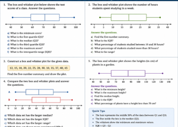 box and whisker questions