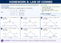 Homework 8 Law of Cosines