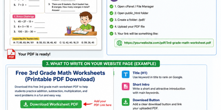 3rd grade math worksheets