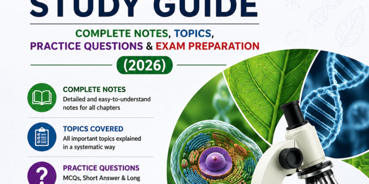 Biology Study Guide 2026